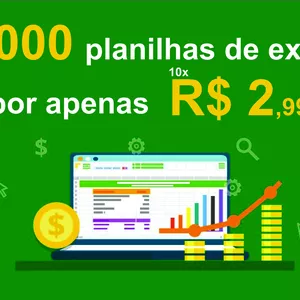 Imagem de capa para o Curso online 3000 PLANILHAS DE EXCEL