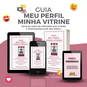 Imagem de capa para o Ebook Guia Meu Perfil Minha Vitrine