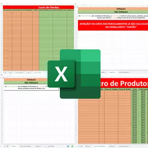 Imagem de capa para o Curso online Planilha Lucro de Produtos e Vendas