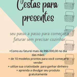 Imagem de capa para o Ebook Cestas para Presentes: Nicho de negócio lucrativo