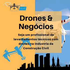 Imagem de capa para o Curso online Drones & Negócios: Uso de drones para Levantamentos Técnicos na Construção Civil