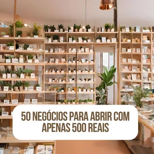 Imagem de capa para o Ebook Seu Primeiro Negócio com R$500: Guia Prático Para Lucrar