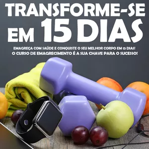 Imagem de capa para o Ebook Programa de Emagrecimento Expresso:  Transforme-se em 15 Dias
