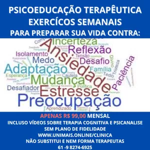 Imagem de capa para o Curso online Psicoeducação terapêutica-valor mensal