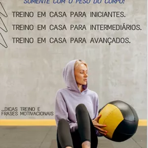 Imagem de capa para o Ebook TREINE EM CASA SOMENTE COM O PESO DO SEU CORPO