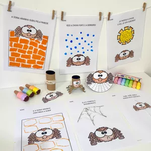 Imagem de capa para o Ebook Kit de Atividades de Artes - Dona Aranha