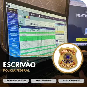 Imagem do curso Planilha do Aprovado - PF - Escrivão