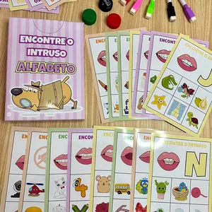 Imagem de capa para o Ebook Encontre o Intruso Alfabeto Boquinhas 