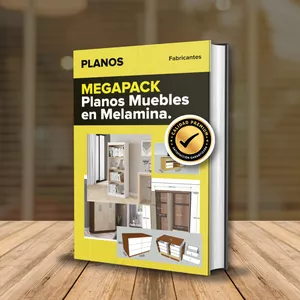 Imagen de portada para Ebook +850 Planos Digitales de Muebles Modernos en Madera (Melamina y MDF)