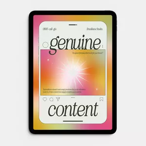 Cover image for Ebook Genuine Content - Your Authentic Content Creation Ebook