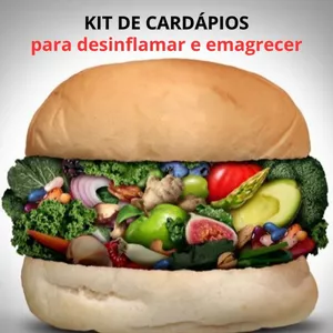 Imagem de capa para o Ebook Kit Cardápio Anti-inflamatório 