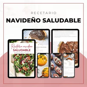 Imagen de portada para Ebook Recetario Navideño Saludable