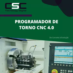 Imagem de capa para o Curso online Programador de Torno CNC 4.0