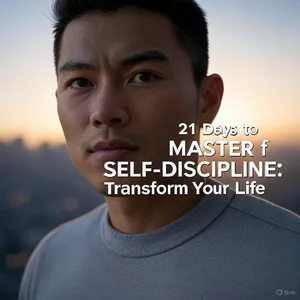 Cover image for Ebook 21 Days to Master Self-Discipline: Transform Your Life
