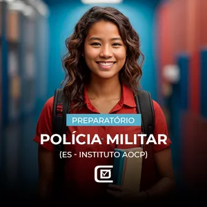 Imagem de capa para o Curso online Preparatório PM - ES (Instituto AOCP)