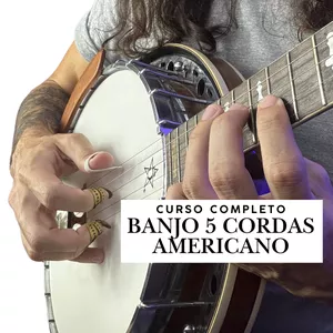 Imagem de Curso de Banjo 5 Cordas Americano Online criado por Wagner na hotmart