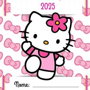 Imagem de capa para o Curso online PLANNER 2025 - HELLO KITTY