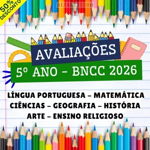 Imagem do curso AVALIAÇÕES - 5º ANO - BNCC 2026