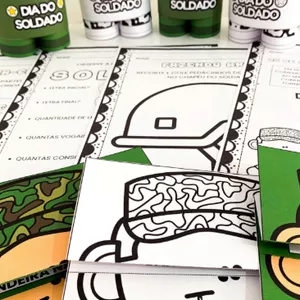Imagem de capa para o Ebook Atividades - Dia do Soldado 