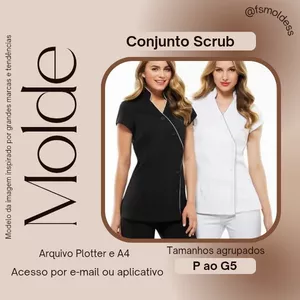 Imagem de capa para o Ebook Molde conjunto scrub