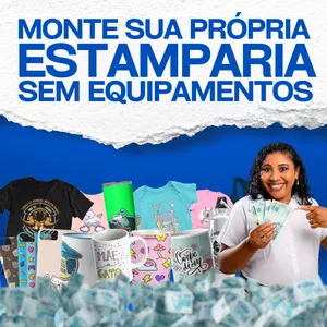 Imagem de capa para o Curso online Estamparia Lucrativa - Pacote Completo