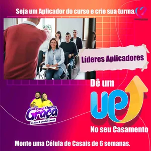 Imagem do curso  Curso para Casais - Líderes Aplicadores do Curso - Dê um UP no seu Casamento.