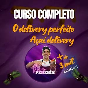 Imagem de capa para o Curso online O delivery perfeito - copos de açaí 