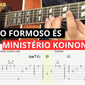 Imagem de capa para o Curso online Quão Formoso És - Fingerstyle