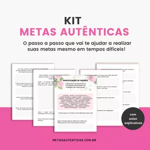Imagem do curso Kit Metas Autênticas