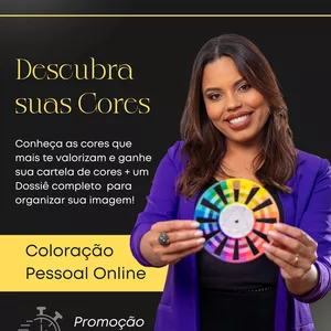 Imagem de capa para o Ebook Coloração Pessoal Online