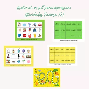 Imagem de capa para o Curso online Atividades fonema /k/