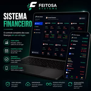 Imagem do curso FSYSTEM: Controle Financeiro Pessoal Completo e Sem Mensalidade