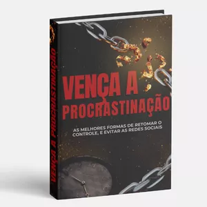 Imagem de capa para o Ebook Vença a Procrastinação