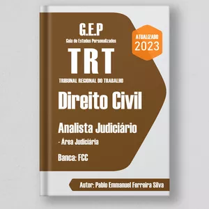 Imagem de capa para o Ebook Apostila - Direito Civil - TRT/FCC (AJAJ)