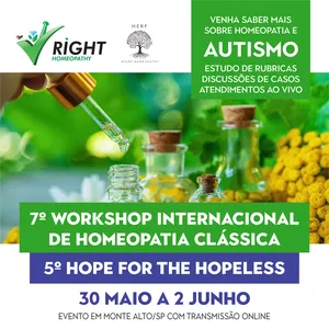 Imagem de capa para o Curso online 7º Workshop/5º Hope Presencial – Right Homeopatia 