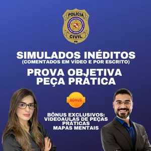 Imagem de capa para o Curso online Ciclo de Simulados - PCPA (com correção de peças)