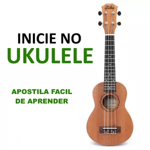 Imagem de capa para o Ebook INICIE NO UKULELE - APOSTILA