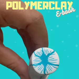 Imagem de capa para o Ebook Polymer Clay Tutorial 01 - Estampa