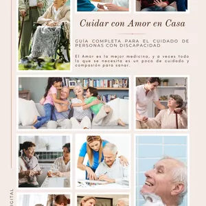 Imagen de portada para Ebook Cuidar con Amor en Casa: Guía Completa para el Cuidado de Personas con Discapacidad