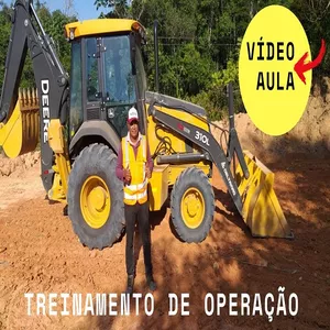 Curso Curso de Reciclagem para Operador de Retroescavadeira com Certificado
