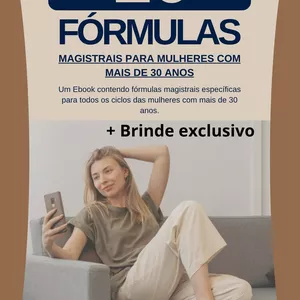 Imagem de capa para o Ebook 20 Fórmulas magistrais para mulheres acima de 30 anos