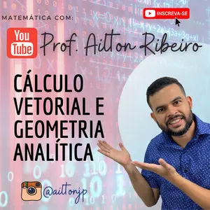 Imagem de capa para o Curso online 📚 Curso Completo de Cálculo Vetorial e Geometria Analítica 📐
