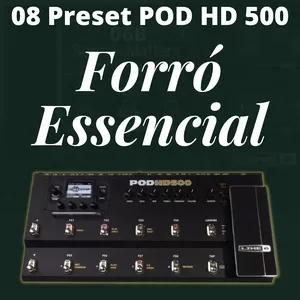 Imagem de capa para o Curso online Pack Forró Essencial para Pod Hd 500 - 08 Presets