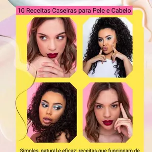 Imagem de capa para o Curso online Beleza Natural: 10 Receitas Caseiras para Pele e Cabelo