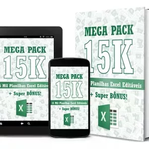 Imagem do curso Planilha Excel Mais de 15.000 Planilhas + bônus Curso de Excel Gratuito 