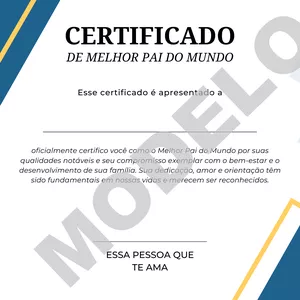 Imagem de capa para o Curso online Certificado Melhor Pai do Mundo