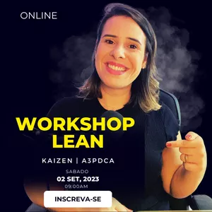 Imagem de capa para o Evento online Workshop LEAN | KAIZEN &amp; A3PDCA