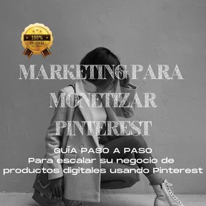 Imagen de portada para Ebook Guía paso a paso para monetizar y escalar su negocio de productos digitales usando Pinterest PLR