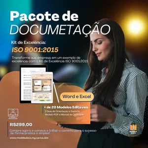 Imagem de capa para o Curso online Kit de Excelência ISO 9001:2015 - Pacote de Documentação 