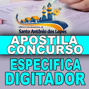 Imagem de capa para o Ebook APOSTILA CONCURSO SANTO ANTONIO DOS LOPES (ESPECIFICA DIGITÇÃO)